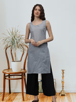 Load image into Gallery viewer, Seva Chikan Hand Embroidered Georgette Lucknowi Chikankari Kurta With Inner
