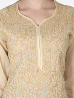 Load image into Gallery viewer, Seva Chikan Hand Embroidered Cotton Lucknowi Chikan Kurta