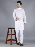 Load image into Gallery viewer, Seva Chikan Hand Embroidered  Lucknowi Chikan Mens Kurta