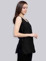 Load image into Gallery viewer, Seva Chikan Cotton Short Slips Combo of White (Pack of 2)