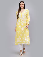 Load image into Gallery viewer, Seva Chikan Hand Embroidered White Lycra Lucknowi Chikankari Palazzo-SCL11032