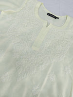Load image into Gallery viewer, Seva Chikan Hand Embroidered Cotton Lucknowi Chikankari Kurta