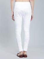 Load image into Gallery viewer, Seva Chikan Hand Embroidered White Cotton Lucknawi Chikankari Palazzo-SCL11026