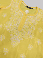 Load image into Gallery viewer, Seva Chikan Hand Embroidered Cotton Lucknowi Chikankari Kurta