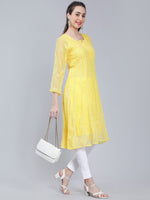 Load image into Gallery viewer, Seva Chikan Hand Embroidered Georgette Lucknowi Chikankari Anarkali