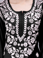 Load image into Gallery viewer, Seva Chikan Hand Embroidered Modal Cotton Lucknowi Chikankari Kurta