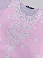 Load image into Gallery viewer, Seva Chikan Hand Embroidered Georgette Lucknowi Chikankari Top