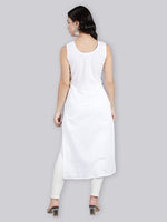 Load image into Gallery viewer, Seva Chikan Cotton Long Slips Combo of White (Pack of 2)