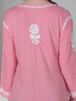Load image into Gallery viewer, Seva Chikan Hand Embroidered Modal Cotton Lucknowi Chikankari Kurta