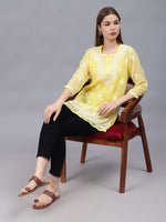 Load image into Gallery viewer, Seva Chikan Hand Embroidered Georgette Lucknowi Chikankari Top With Slip SCL9186