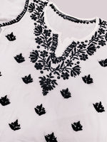 Load image into Gallery viewer, Seva Chikan Hand Embroidered Modal Lucknowi Chikan Top