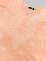 Load image into Gallery viewer, Seva Chikan Hand Embroidered Cotton Lucknowi Chikankari Kurta