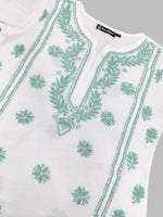 Load image into Gallery viewer, Seva Chikan Hand Embroidered Cotton Chikankari kurta