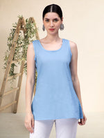 Load image into Gallery viewer, Seva Chikan Hand Embroidered Georgette Lucknowi Chikankari Top With Slip