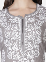 Load image into Gallery viewer, Seva Chikan Hand Embroidered Modal Cotton Lucknowi Chikankari Kurta