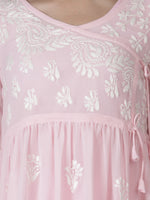 Load image into Gallery viewer, Seva Chikan Hand Embroidered Georgette Lucknowi Chikan Top