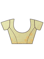 Load image into Gallery viewer, Seva Chikan Hand Embroidered Yellow Cotton Lucknowi Saree-SCL6013