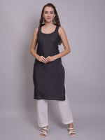 Load image into Gallery viewer, Seva Chikan Hand Embroidered Georgette Lucknowi Chikankari Kurta With Slip