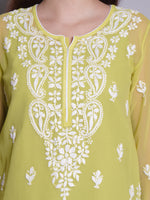 Load image into Gallery viewer, Seva Chikan Hand Embroidered Rayon Lucknowi Chikankari Top