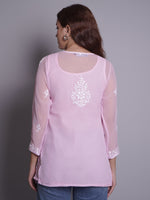 Load image into Gallery viewer, Seva Chikan Hand Embroidered Rayon Lucknowi Chikankari Top