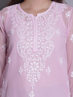 Load image into Gallery viewer, Seva Chikan Hand Embroidered Rayon Lucknowi Chikankari Top