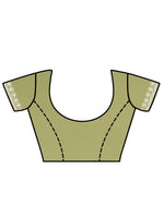 Load image into Gallery viewer, Seva Chikan Hand Embroidered Mehandi Green Georgette Lucknowi Chikankari Saree- SCL6068