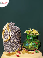 Load image into Gallery viewer, Seva Chikan Hand Embroidered Kota Lucknowi Chikankari Potali With Tasseled Gota Patti Work