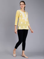 Load image into Gallery viewer, Seva Chikan Hand Embroidered Mal-Mal Lucknowi Chikankari Top

