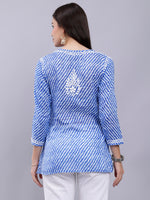 Load image into Gallery viewer, Seva Chikan Hand Embroidered Mal-Mal Lucknowi Chikankari Top
