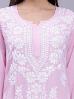 Load image into Gallery viewer, Seva Chikan Hand Embroidered Modal Lucknowi Chikankari Kurta Set