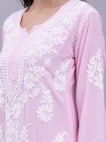 Load image into Gallery viewer, Seva Chikan Hand Embroidered Modal Lucknowi Chikankari Kurta Set
