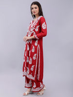 Load image into Gallery viewer, Seva Chikan Hand Embroidered Modal Lucknowi Chikankari Kurta Set