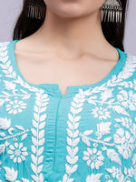 Load image into Gallery viewer, Seva Chikan Hand Embroidered Modal Cotton Lucknowi Chikankari Kurta
