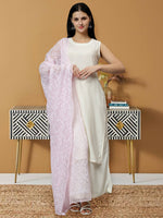 Load image into Gallery viewer, Seva Chikan Hand Embroidered Lucknowi Chikankari Georgette Tepchi Work Dupatta