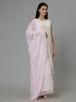 Load image into Gallery viewer, Seva Chikan Hand Embroidered Lucknowi Chikankari Georgette Tepchi Work Dupatta