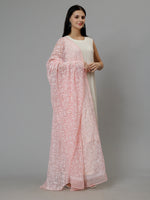 Load image into Gallery viewer, Seva Chikan Hand Embroidered Lucknowi Chikankari Georgette Tepchi Work Dupatta