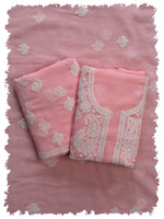 Load image into Gallery viewer, Seva Chikan Hand Embroidered Georgette Lucknowi Chikankari Unstitched Suit Piece