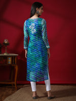 Load image into Gallery viewer, Seva Chikan Hand Embroidered Kota Lucknowi Chikan Kurta With Matching Slip