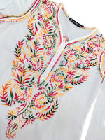 Load image into Gallery viewer, Seva Chikan Hand Embroidered Cotton Lucknowi Chikankari Kurta