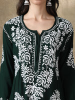 Load image into Gallery viewer, Seva Chikan Hand Embroidered Modal Cotton Lucknowi Chikankari Kurta