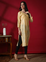 Load image into Gallery viewer, Seva Chikan Hand Embroidered Chanderi Chikankari Kurta