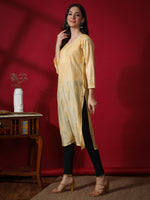 Load image into Gallery viewer, Seva Chikan Hand Embroidered Chanderi Chikankari Kurta