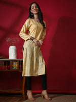 Load image into Gallery viewer, Seva Chikan Hand Embroidered Chanderi Chikankari Kurta