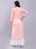 Load image into Gallery viewer, Seva Chikan Hand Embroidered Lucknowi Chikankari Terivoil Cotton Kurta