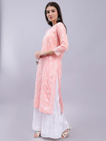 Load image into Gallery viewer, Seva Chikan Hand Embroidered Lucknowi Chikankari Terivoil Cotton Kurta