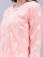 Load image into Gallery viewer, Seva Chikan Hand Embroidered Lucknowi Chikankari Terivoil Cotton Kurta