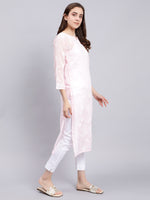 Load image into Gallery viewer, Seva Chikan Hand Embroidered Lucknowi Chikankari Terivoil Cotton Kurta