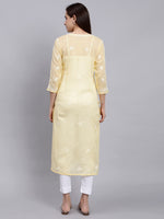 Load image into Gallery viewer, Seva Chikan Hand Embroidered Lucknowi Chikankari Terivoil Cotton Kurta