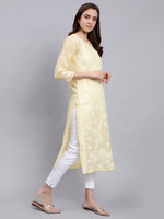 Load image into Gallery viewer, Seva Chikan Hand Embroidered Lucknowi Chikankari Terivoil Cotton Kurta