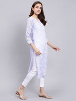 Load image into Gallery viewer, Seva Chikan Hand Embroidered Lucknowi Chikankari Terivoil Cotton Kurta